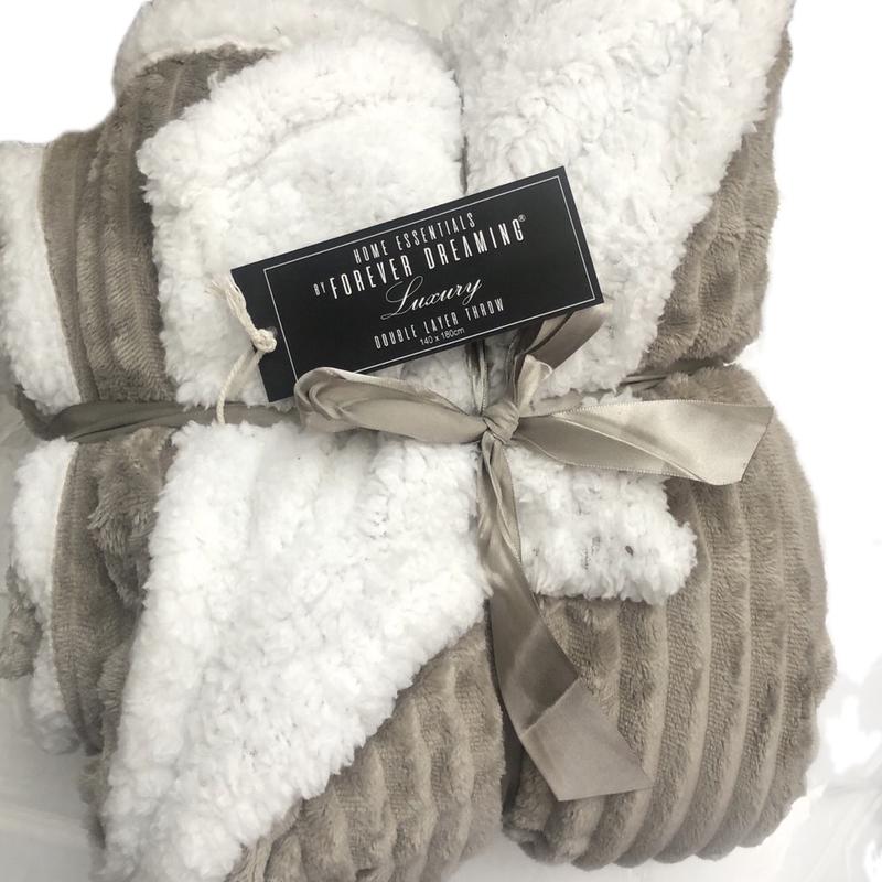 Home essentials luxury double layer throw 140x180cm blanket 6