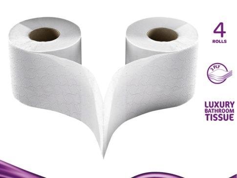 90 Bliss Cuddle 3-ply Toilet Roll - (90Pack) Soft, Quilted Bulk Toilet Rolls, Toilet Tissue and Loo Rolls – Eco-Friendly Toilet Paper Sustainably Crafted in The UK Lightweight Towel Sheets Wall Wipes Napkin toilet paper & wipes recyclable balcony 7