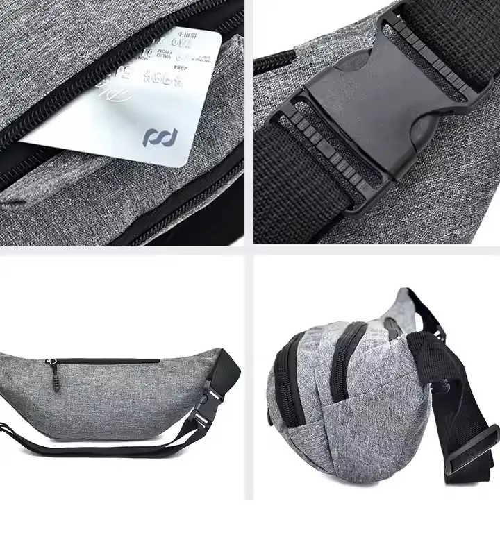 Multifunctional Waist Bag, Men & Women, Wear-resistant Scratch-resistant Crossbody Waist Pack, Portable Waist packs  for Travel Walking Running Hiking Cycling 6