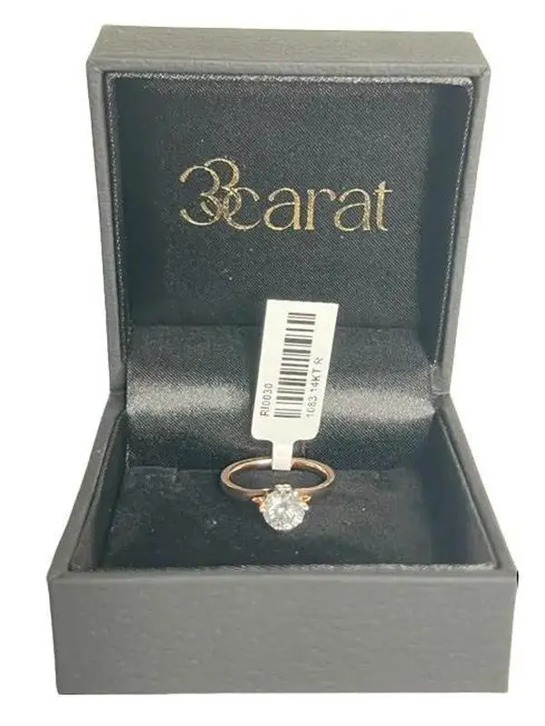 33Carat Golden Glow Ring - Lab Grown Diamond Jewellery