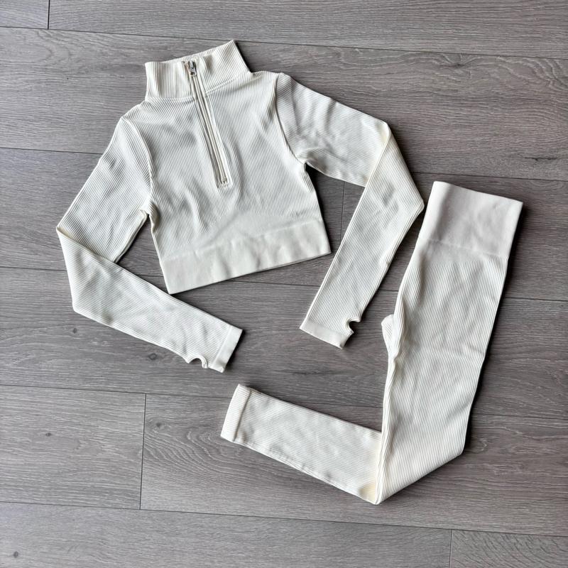 Carter quarter zip crop and legging set 5