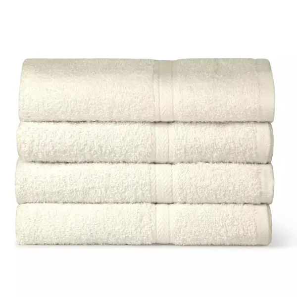 4 Pack Premium Luxury Bathing Towel Set - Size 70x130cm Ultra-Soft Highly Quick Dry Lightweight Soild Design Bath Towels Bathroom