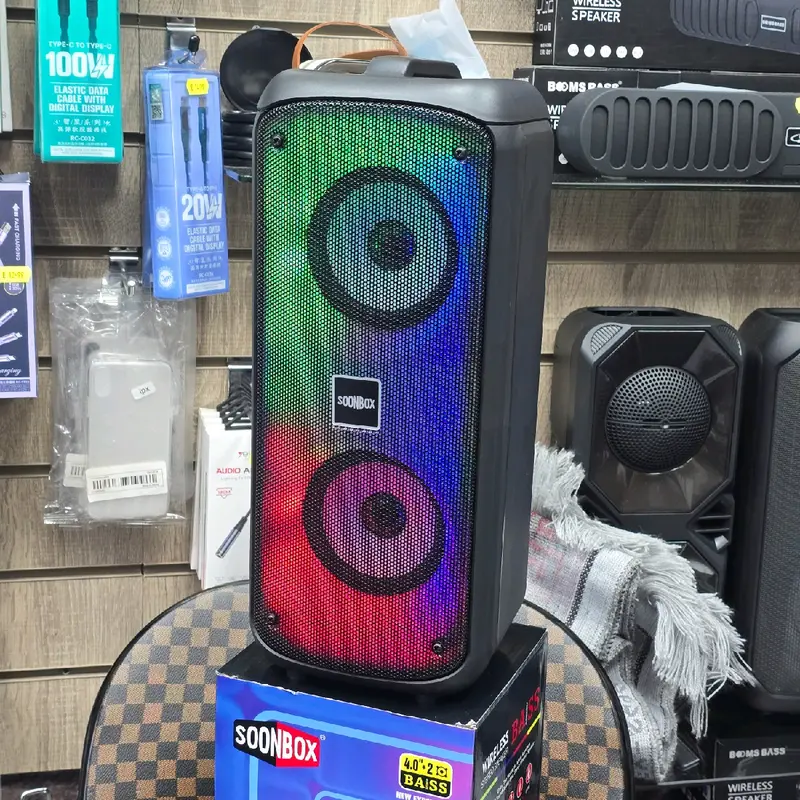 Wireless Bluetooth Speaker Karaoke Multi Media with Mic - Amazing Sound for Smartphones - Audio 3