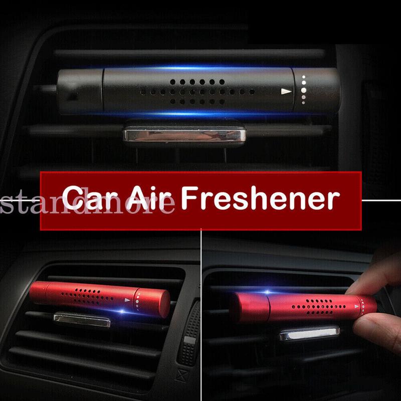 Car Air Vent Freshener Blue Clip Perfume Diffuser & 3 Aroma Fragrance Sticks 1
