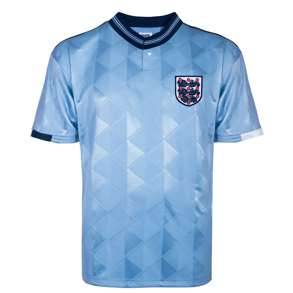England 1989 Third Retro Football Shirt .