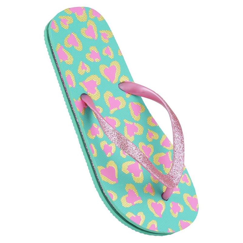 A2Z 4 Kids Girls Flip Flop Lightweight Soft Cushioned Footwear Arch Support Slipper For Spring, Summer, Travel & Beach Slippers Shoes 8