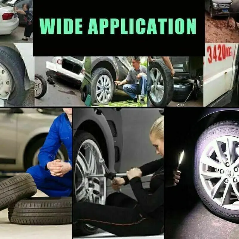 Tire Repair Screw in Rubber Plug Nail Car Tyre Puncture Kit Off-Road Tire 60PCS 8