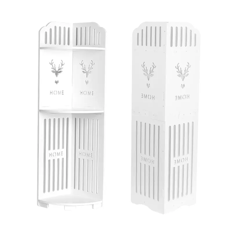 3 Tier Corner Bath Shelf Unit Organiser Stand Showers Caddy Storage Rack Box Wall Room 4