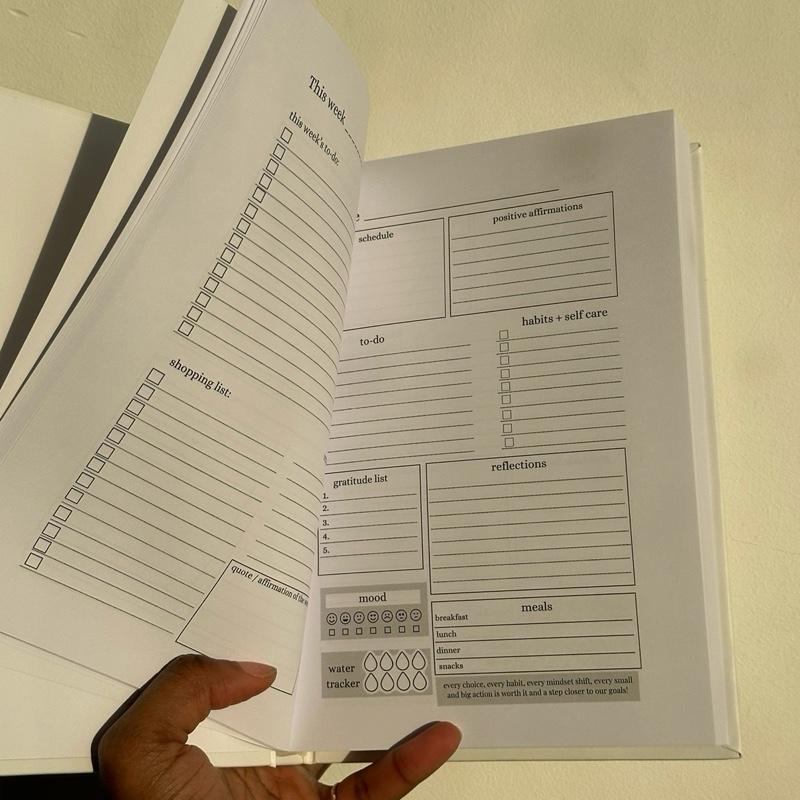 2025 PLANNER & DAILY JOURNAL for Goals, Productivity,  Organisation, Self-Care,  Habits, Manifestation & Wellness 2