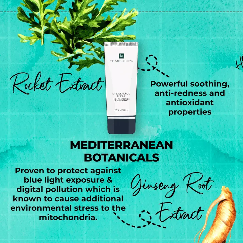 TEMPLESPA LIFE DEFENCE SPF 30 High Protection Moisturiser 2