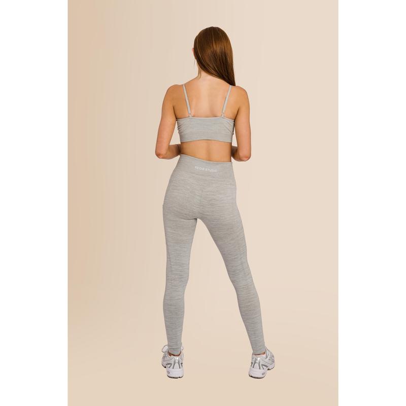 Women's Recycled - Multi-Sport Flex Bra - Grey Comfort Fit Comfortable Adjustable 2