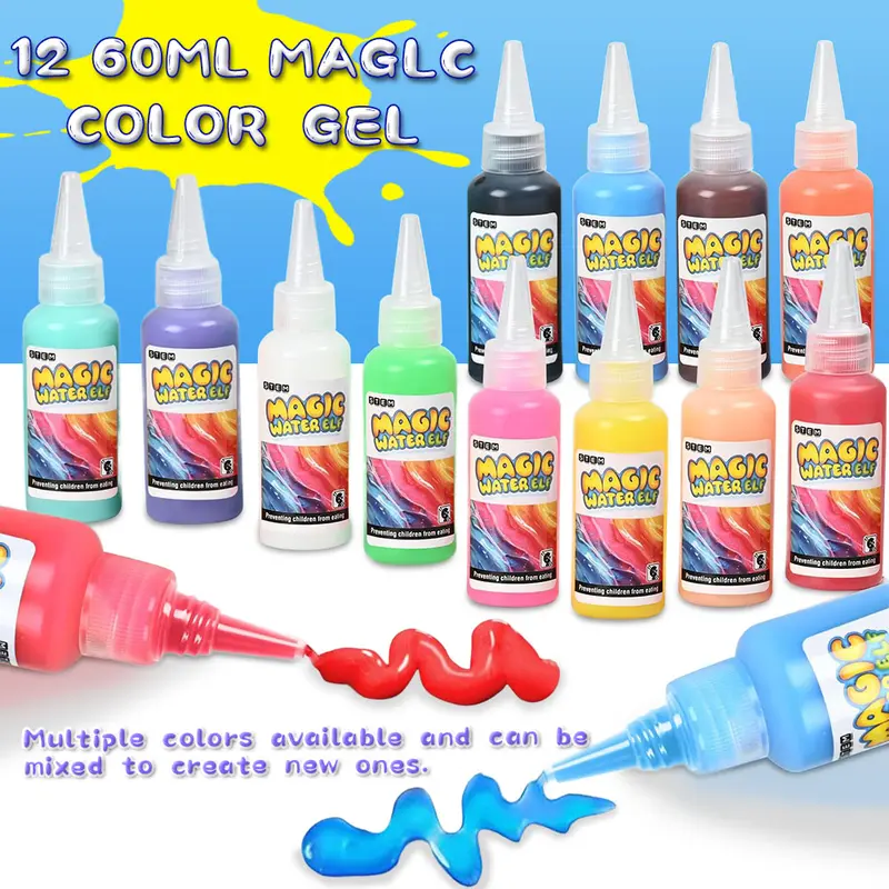 Kidoro Magic Water Elf Toy Kit with Magic Gels, Molds - Imaginative Play, Christmas Gifts, Birthday Gifts, Party Favors, and Family-Friendly DIY STEM Projects 1