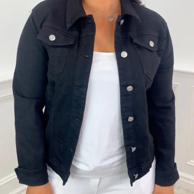 Monica Stretch Denim Jacket 3