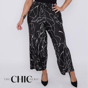 ChicHero Multi Colour Floral Print Comfort Spring Summer Elastic Waist Pleated Trousers Fit Pants Womenswear Accessory Boho Bottom Casual Clothes