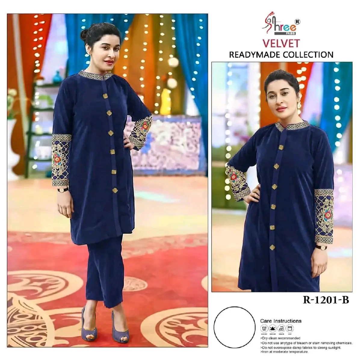 velvet 2pcs dress