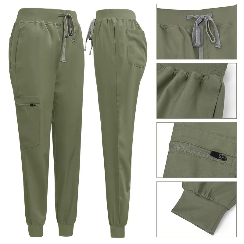 Product Introduction of Surgical Uniforms Woman Nursing Enfermeria Sets Top Pant Articles Medical Uniform Scrubs Clinical Beauty Salon hospital Suits 4