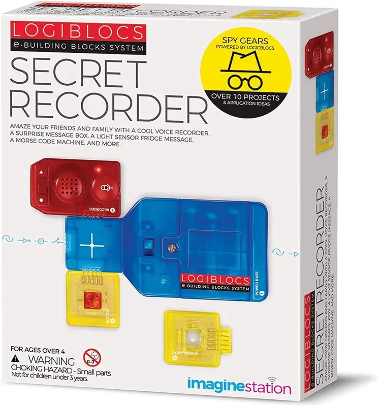 Logiblocs STEM - Spy Recorder - Science Building Toy for Kids - Educational Toy 0