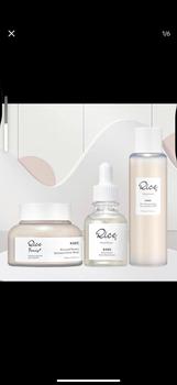 Product Review of Rice Extract Skin Care Kit, 3 Counts/set Moisturizing Facial Mask & Essence & Serum, Hydrating Skin Care Kit for Women & Men from N**o B**e 0