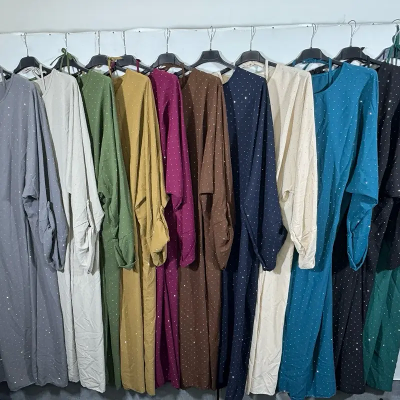 Women's Glitter Abayas with Inner Belt in Nida material - Perfect for Muslim Women’s