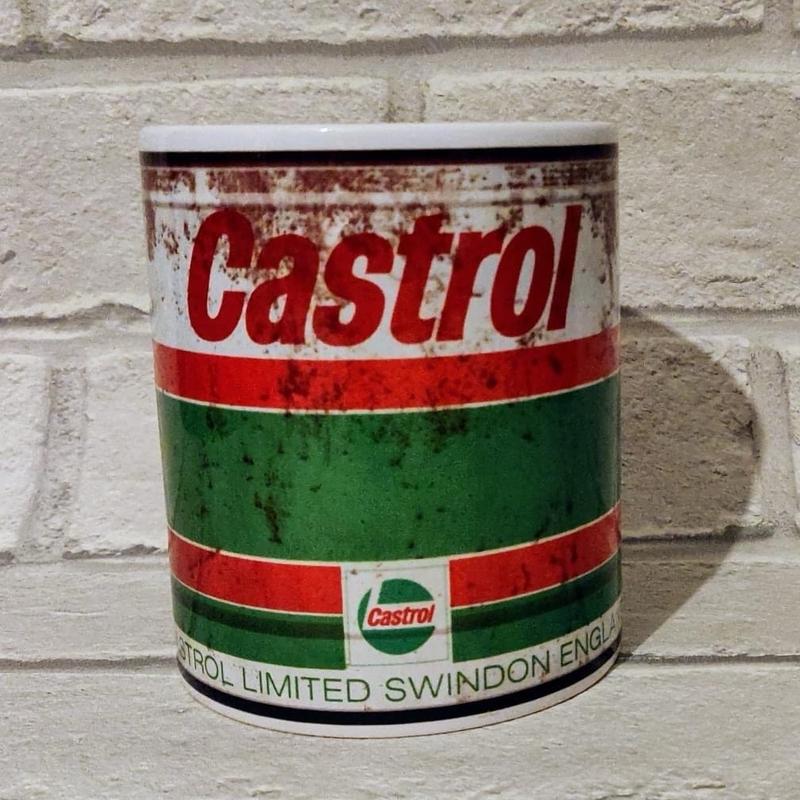 Castro Retro oil inspired Coffee or Tea Mug - Perfect for Drinking Your Favorite Beverages - Drinkware, Tumblers Ceramic Stylish Washable Reuse Reusable Cup 0