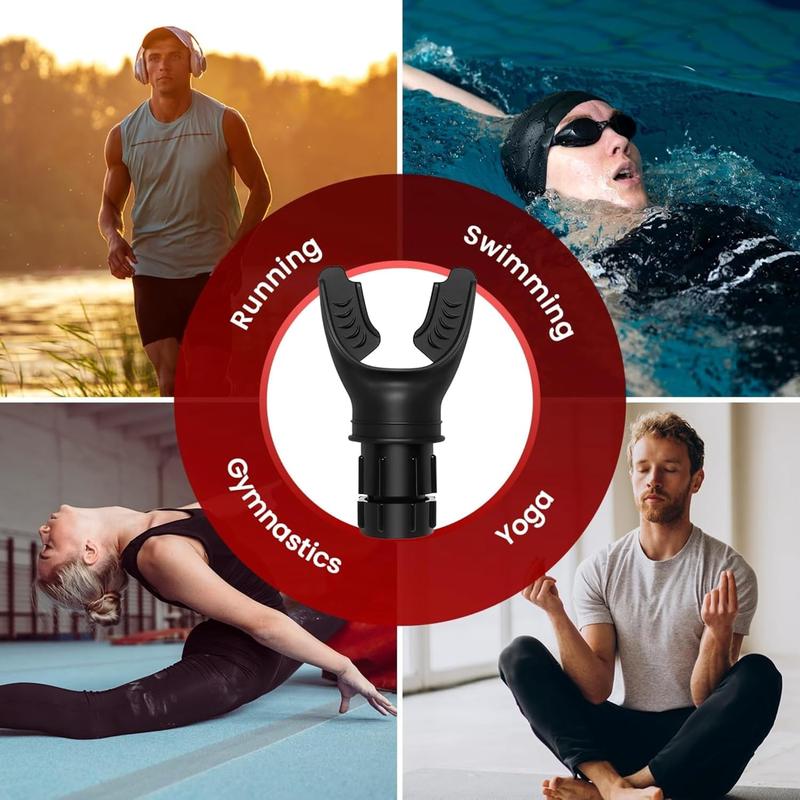 Lung Trainer - Portable Breathing Exerciser for Enhanced Lung Capacity, Adjustable Resistance Handheld Device for Respiratory Therapy, Ideal for Athletes & Fitness Enthusiasts. Easy to Clean. barbells original  lava 6