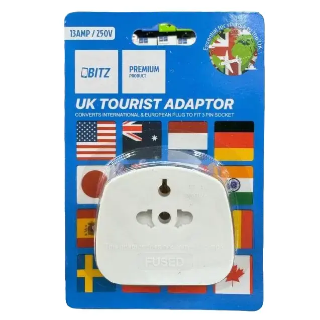 UK Tourist Adaptor for Smartphones and Cellphones