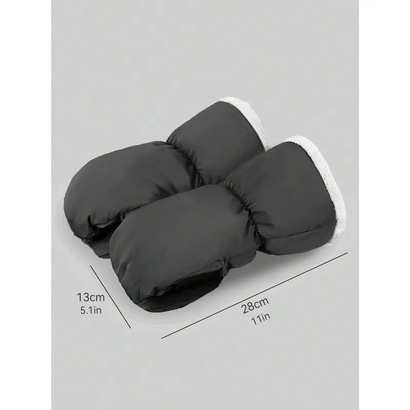 Winter Anti-Freeze Stroller Gloves, Waterproof, Warm 3