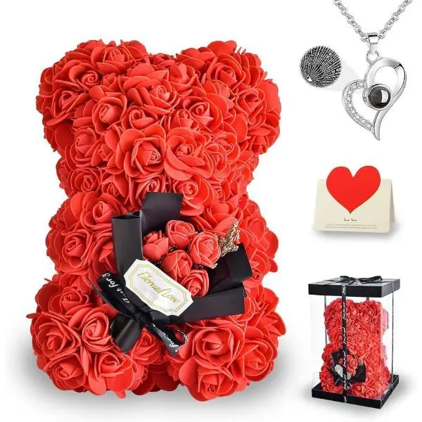 Mother's day Teddy Mum Mummy Mother Gift Birthday Anniversary Present Box Circle