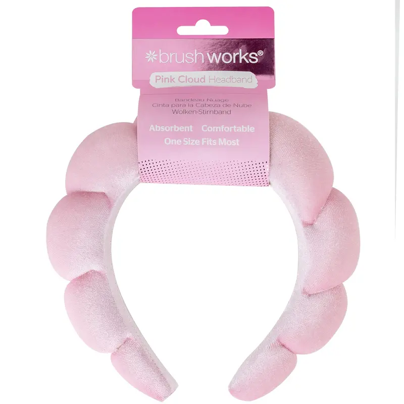 brushworks Pink Cloud Headband 6
