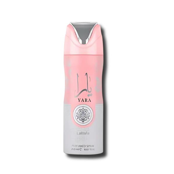 Yara by Lattafa Perfume & Deodorant Bundles - Arabian Floral Gourmand Fragrance with Vanilla & Tropical Fruits Aroma - Comfort, Body Care Scent Blend Daily Scented Gift 1