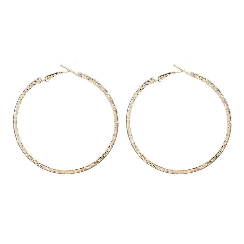 Large Solid Hoop Earrings, Gift Party Hoop Earrings, Gold Silver Hoop Earrings, Round Dangle Earrings, Gifts For Her, Shiny Hoop Earrings 2