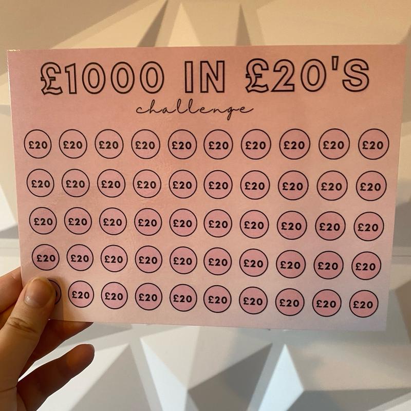 £1000 in £20s - Money Savings Challenge - XL Savings Challenge 3