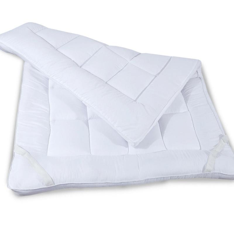 Mattress Topper 4 inch Thick 10cm Hotel Quality Luxury All Sizes Single Double King and Super King Cotton Washable 3