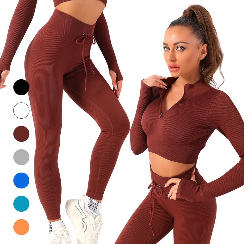 Key Closet Ribbed Gym/Yoga/Stay-at-home full set, 7 colours 2