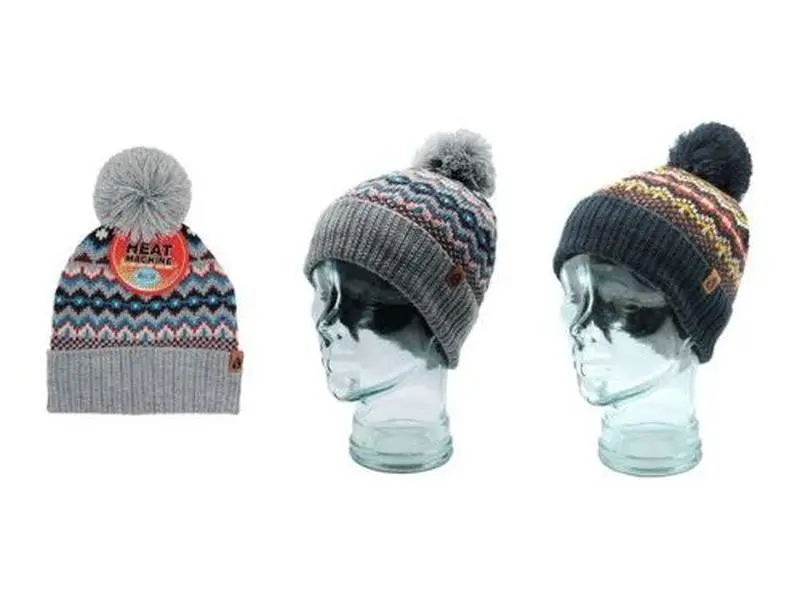 Heat Machine bobble Bennie for men stretchable material men's  beanies 1