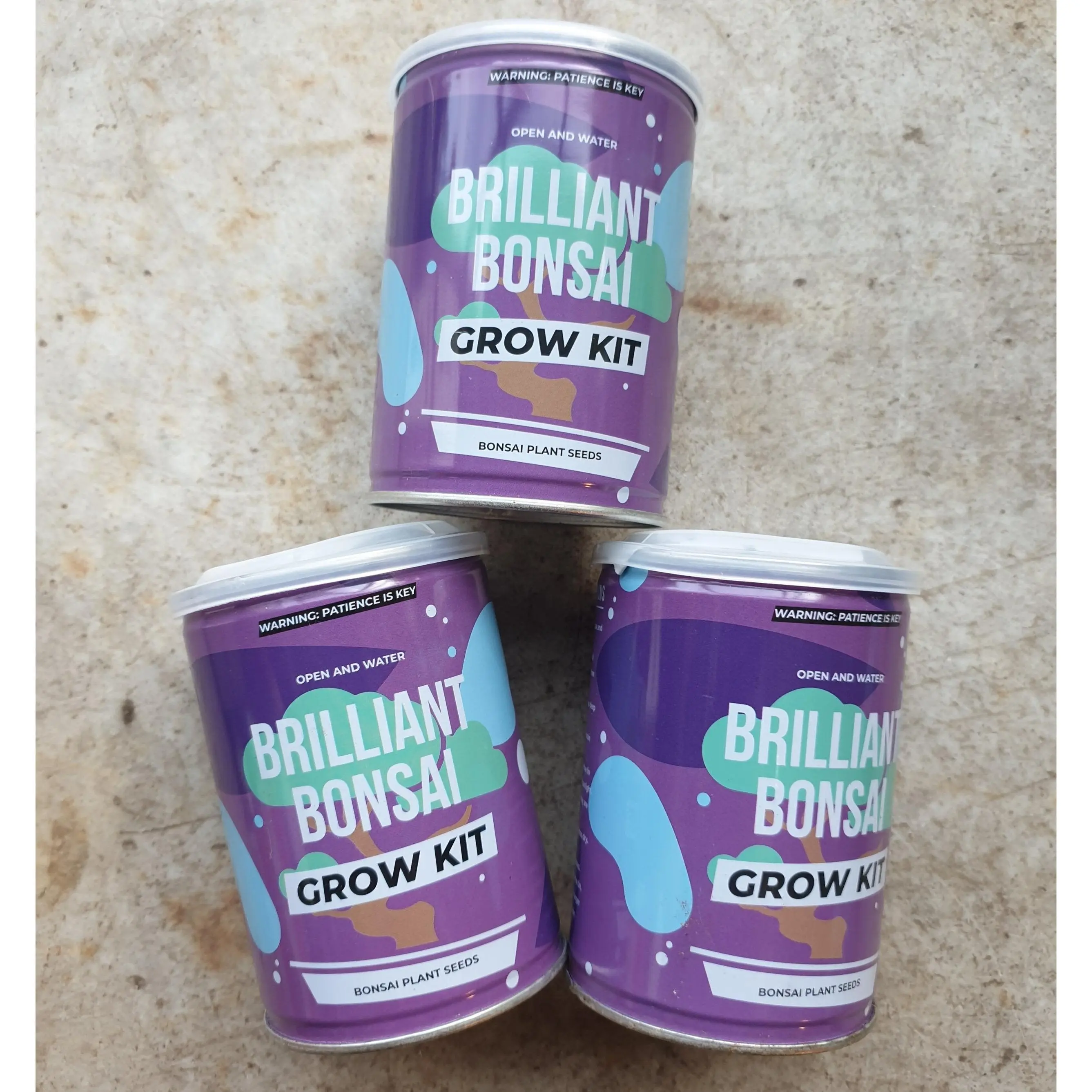 Brilliant Bonsai Grow Kit (Bonsai seed Gift Tin)
