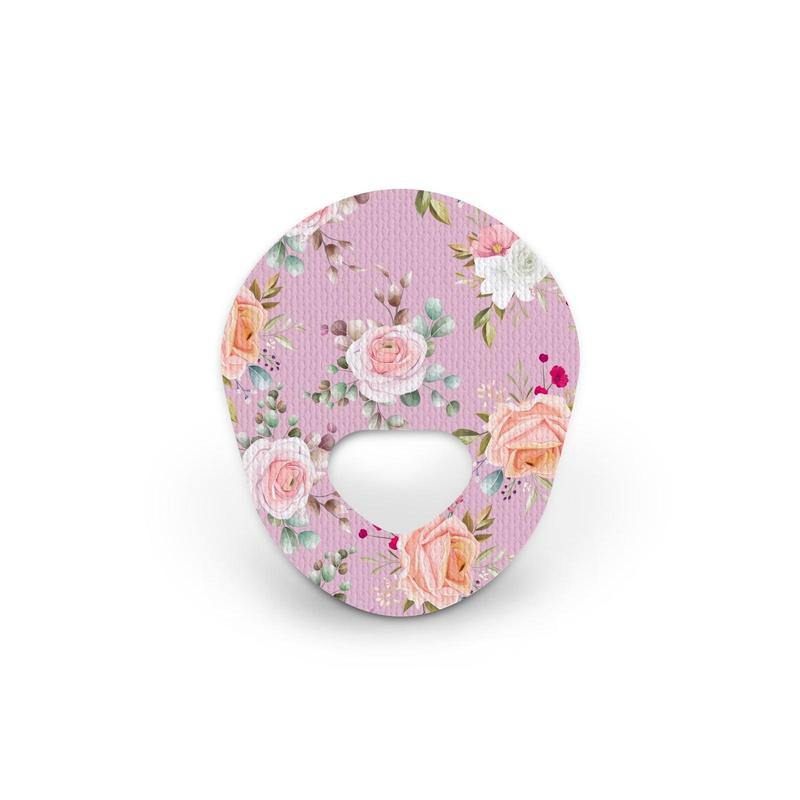 Botanical Bloom patch for Freestyle Libre, Dexcom G6 & G7, Omnipod, and Guardian 3 & 4 Devices - Sweat-Proof, Water-Proof, Fray-Proof, and 21+ Day Wear Time 5