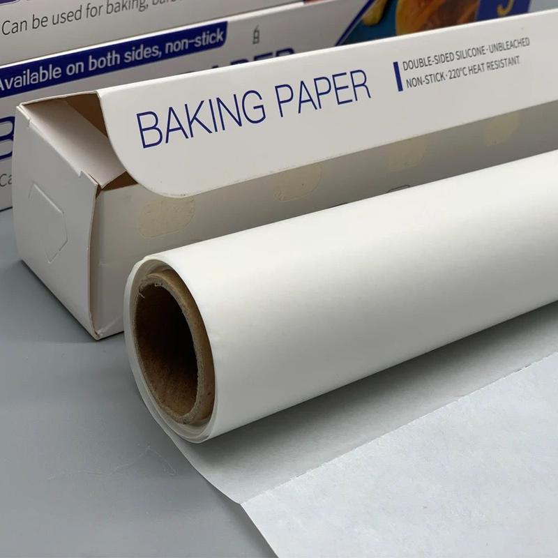 VegiMax Non-Stick White Parchment Paper by Bakewell – Perfect for Baking, Cooking & Roasting!  300mm Wide, 7 Rolls! Heat-Resistant & Food-Safe, Ideal for Cakes, Cookies, Meat, and More! Upgrade Your Kitchen Essentials Today! Bakeware Utensils 1