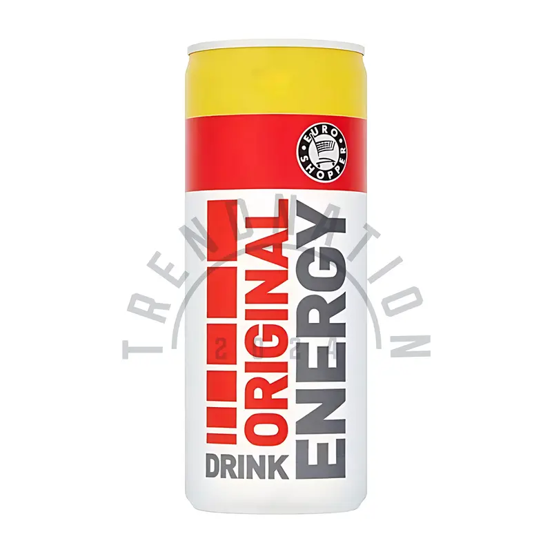 Euro Shopper Energy Drink 24 Pack (24 x 250ml) | Original, Berries and Sugar Free Flavours | Carbonated Sports Drinks Beverage 6
