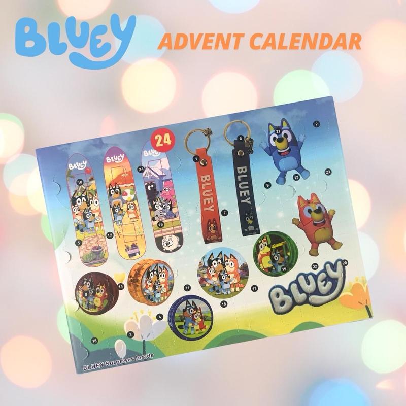 Christmas Advent Calendar 24 Pcs Toy Surprise Gift Box Cute Cartoon Anime Figural Model Gift Children's Holiday Gift Game Collectible 3