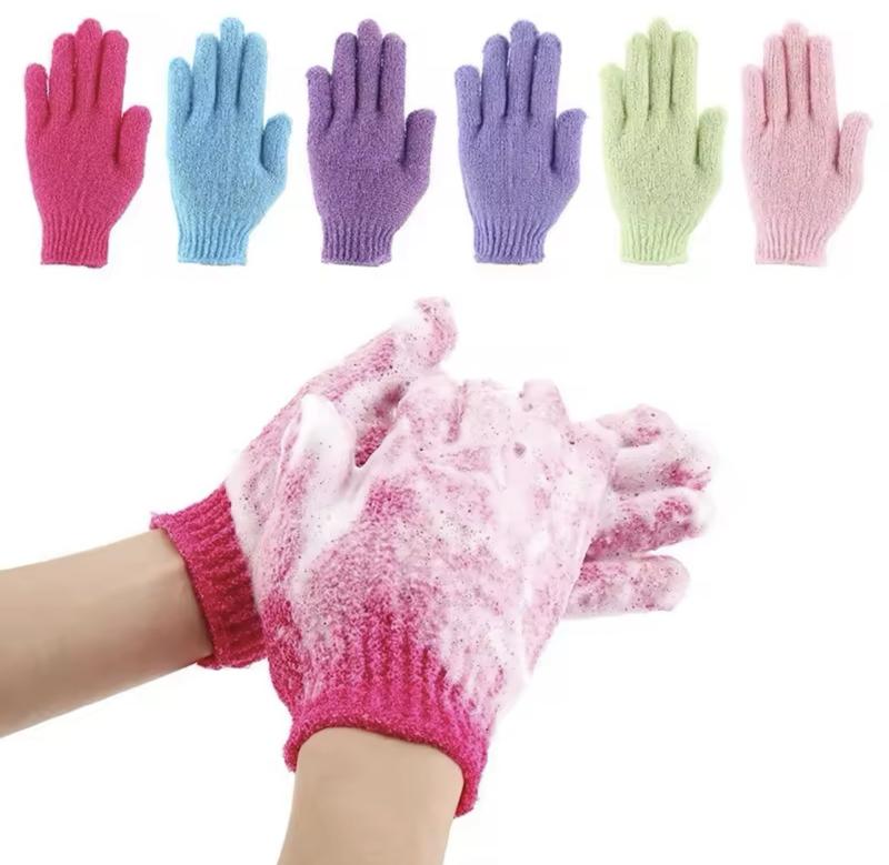 Product Introduction of （gift）Random Colour  1pc Exfoliating Gloves Body Scrubber Bath Gloves Scrubbing Gloves for Shower, Spa, Massage, Dead Skin Cell Remover Personal Cleaning 3