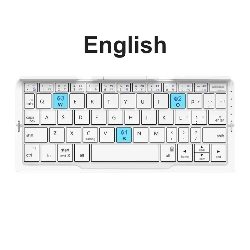 Compact Wireless Folding Keyboard 6