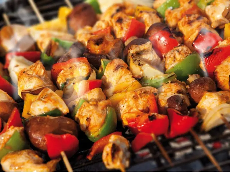 100-Pack 30cm Bamboo Skewers for BBQ, Grilling, Baking, and More - Utensils 5