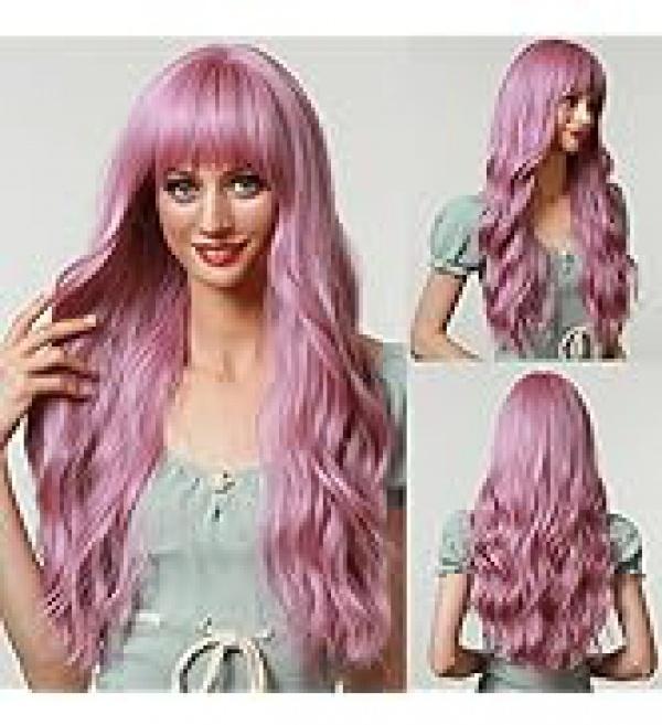 Product Introduction of incohair Green Wigs matcha green Wig with Bangs Women Girls Short Curly Wavy Bob Wig Shoulder Synthetic Party Wigs Wig Cap Included (matcha green) 51