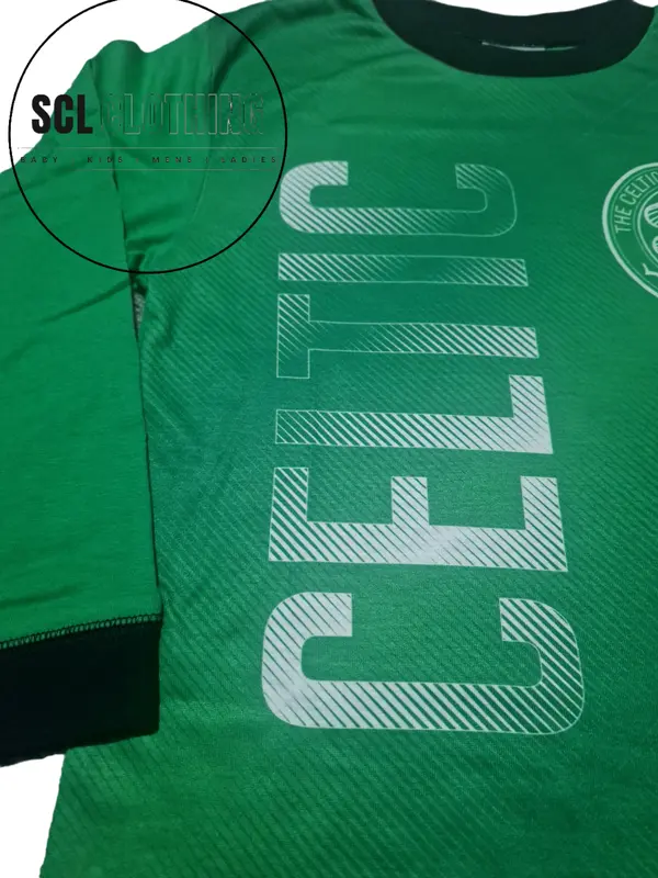 [SCL Clothing] Boys Celtic Football Pyjamas Official Club PJs (Ages: 4 to 12 Years) Christmas Gift 5