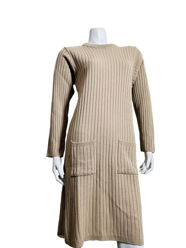 New Ladies Knitted Co-Ord Set with 2 front pockets ,Small, Medium, Large Winter,  Black, Grey, Dusty Pink And Grey Casual Wear 3