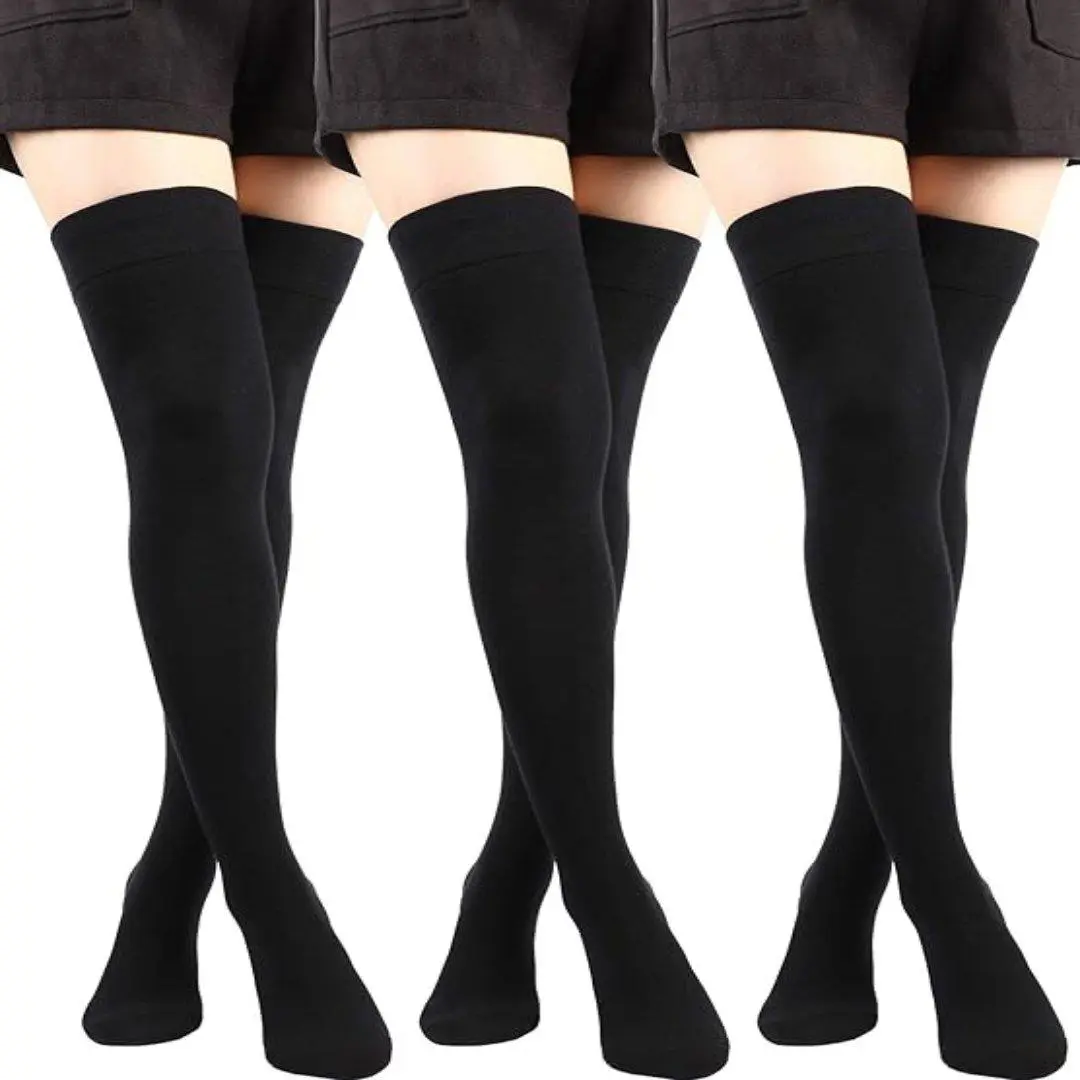 Women's Wool Over Knee High Socks Leg Warmer Winter Crochet Stocking, Fabric Fashion, Comfortable Knee Socks, Breathable Womenswear Fits, Girls Knit
