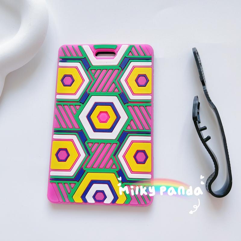 Pattern Geo Luggage Tag | Travel Essential | Baggage Tag | Milky Panda 4
