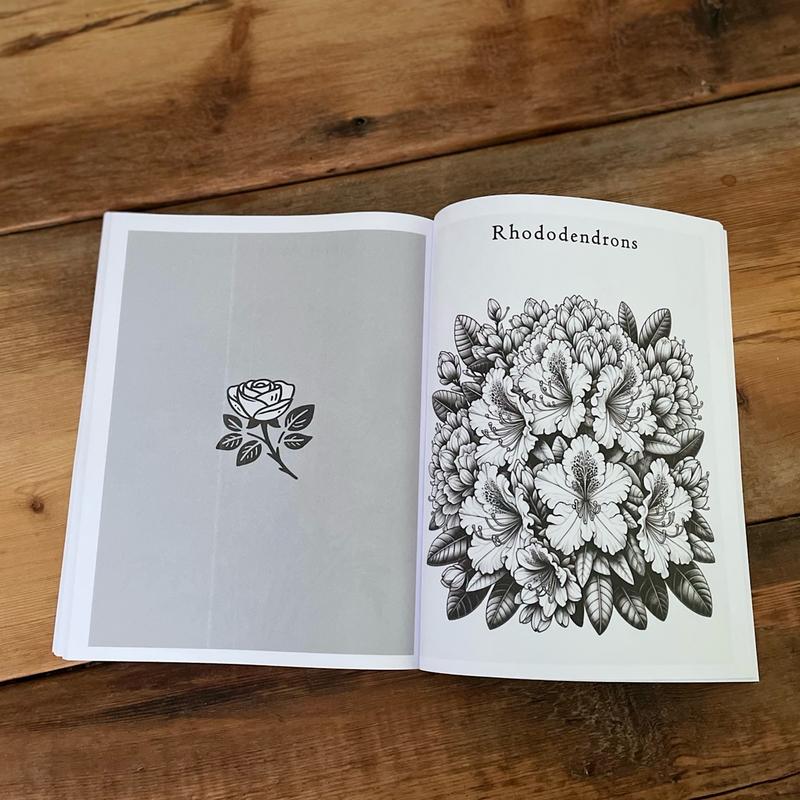 Stunning Blooms Adult Coloring Book for Women and Men - A Premium Masterpiece of Flowers and Botanical Beauties 2