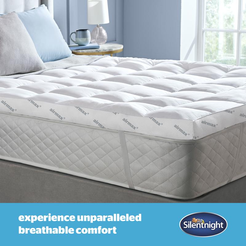 Silentnight Airmax 1000 Mattress Topper, Breathable and Fresh for a Comfortable Night's Sleep 2